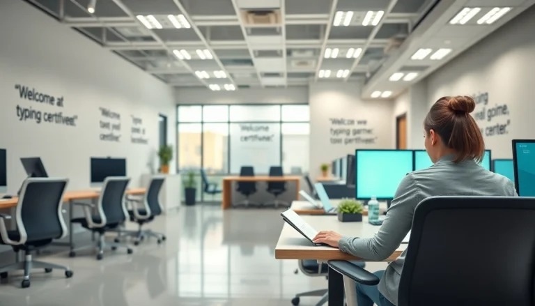 Master Your Skills at Our Premier Typing Center for Professional Success