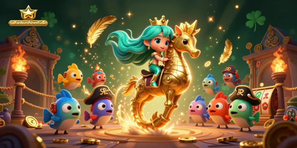 Mainkan slot dan jackpot menarik di saltandsunshinestudio dengan ilustrasi 3D yang memukau dan atmosfer kasino.