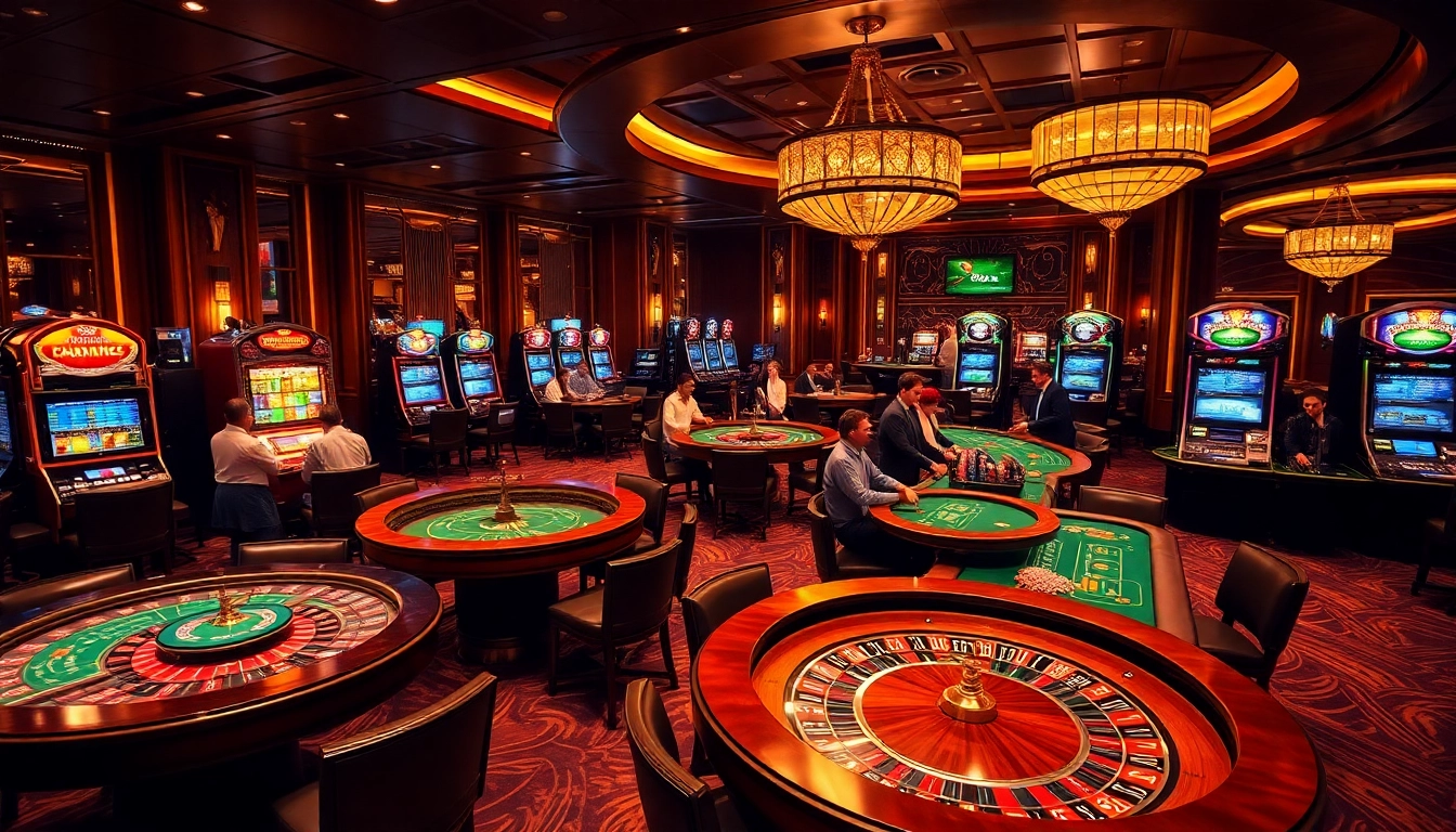 Engage in an exciting gaming experience at 777VIP, where luxury meets thrill in a vibrant casino environment.