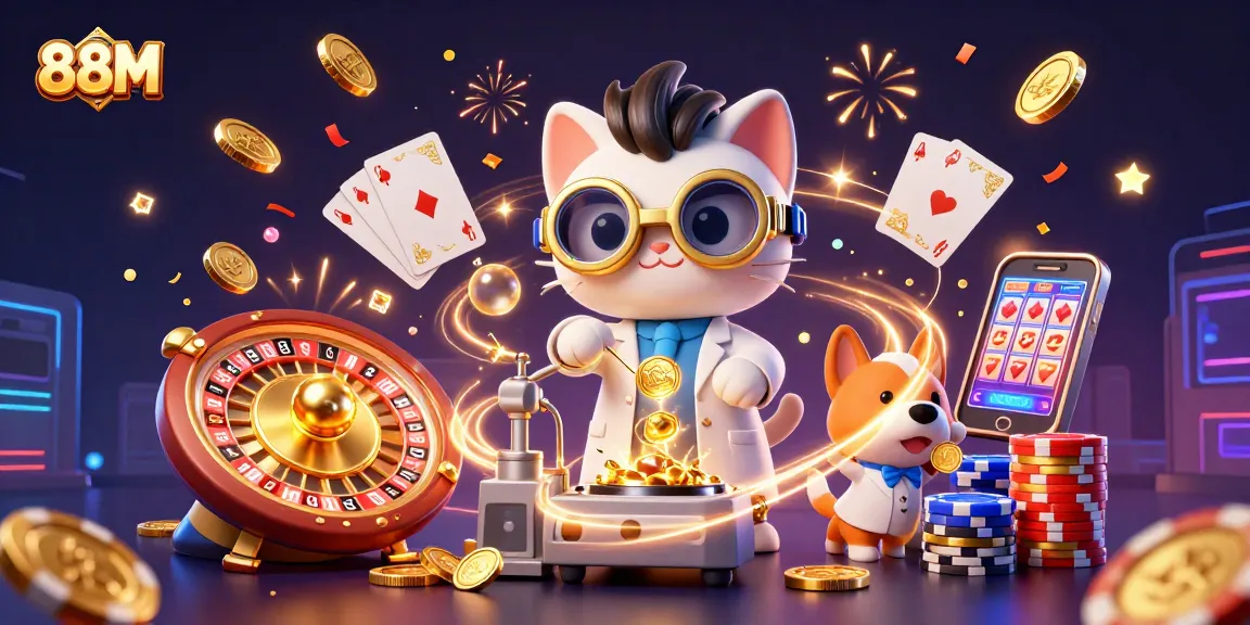 Play and win big at 88M with exciting casino elements and festive energy!