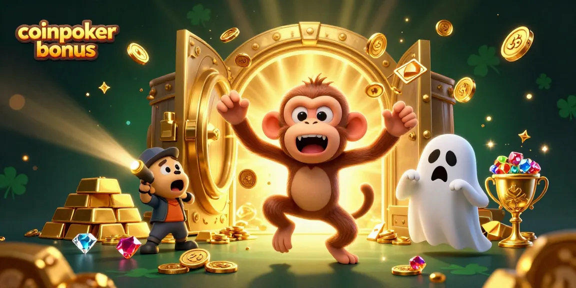 Profitez du bonus coinpoker en jouant dans un casino animé rempli de trésors vibrants.