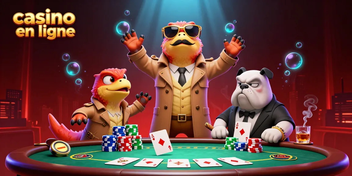 Casinos en ligne: Les raptors s'infiltrent dans le lounge VIP avec des chips de poker en arrière-plan