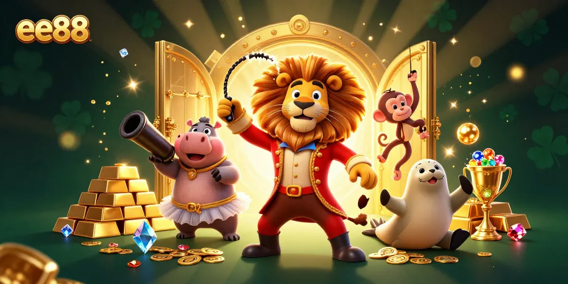 Experience excitement with ee88 as the lion ringmaster and friends bring the casino alive with their dazzling performance.