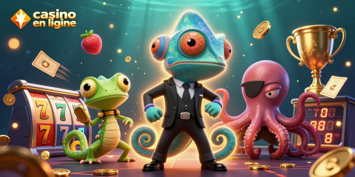 Gagnez aux jeux de casino en ligne avec un agent secret caméléon au cœur de l'action.