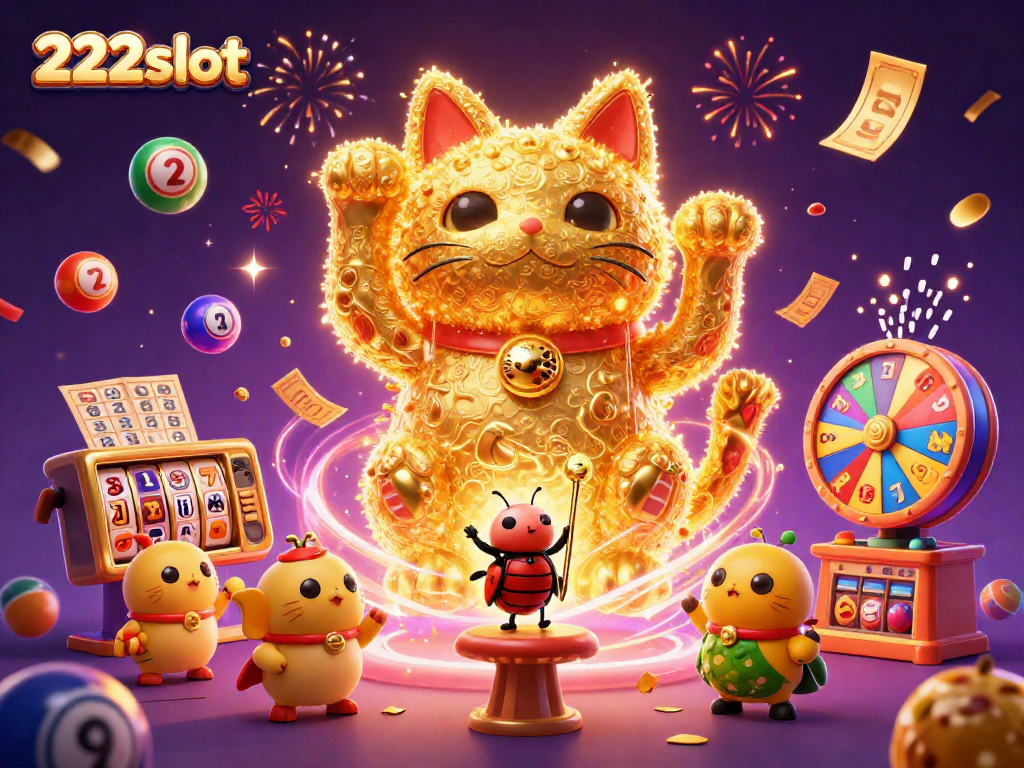 Menangkan permainan slot di 222slot dengan berbagai simbol keberuntungan yang mengagumkan.