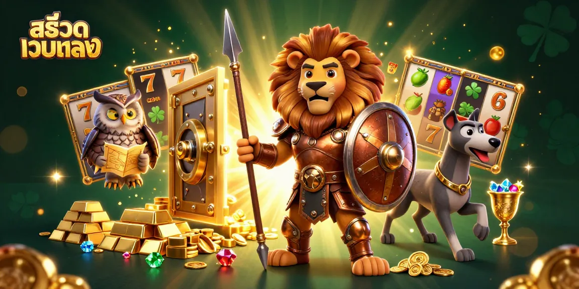 Engage with สล็อตเว็บตรง slot games featuring a Spartan lion, tactical owl, and swift greyhound.