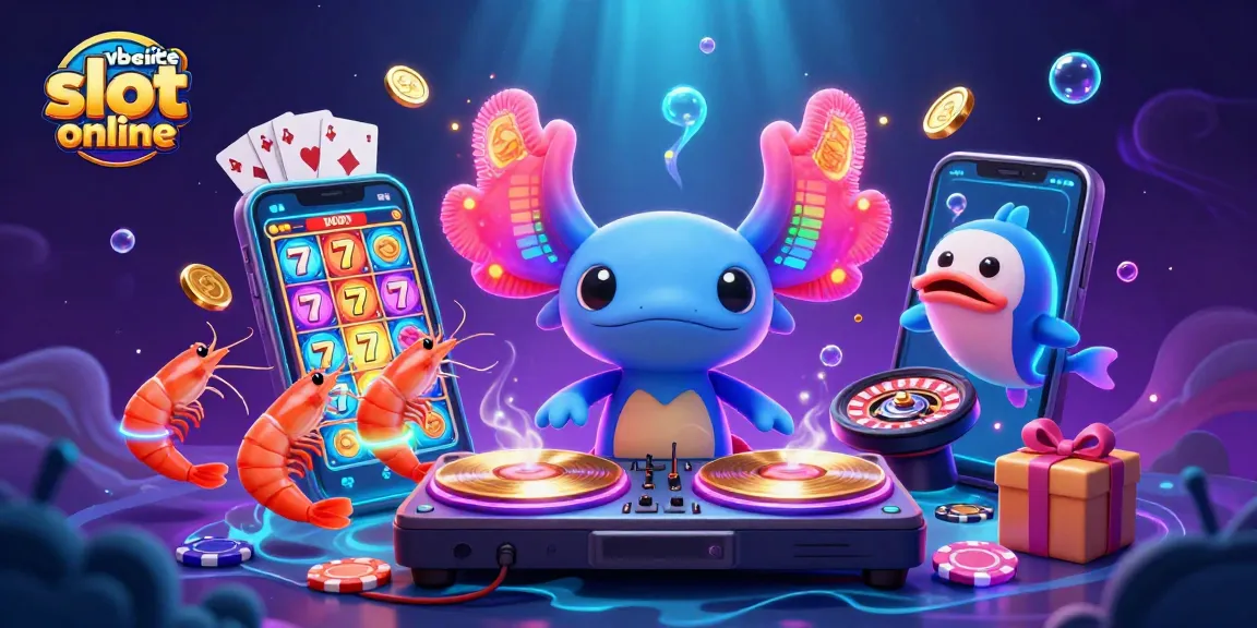 Menangkan jackpot dan nikmati pengalaman di website slot online dengan karakter menghibur di latar bawah laut.