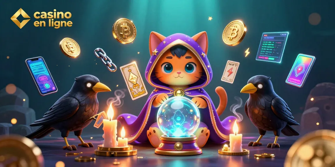 Célébrez le jeu avec un mystique et un corbeau, en découvrant casino en ligne et crypto pièces brillantes.