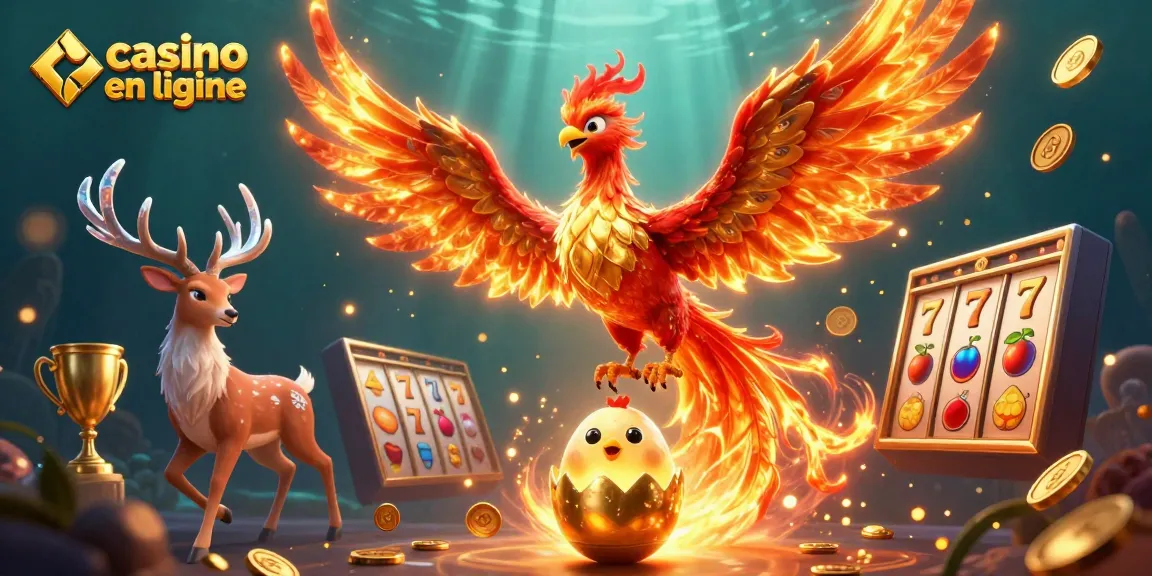 En jouant au casino en ligne, découvrez les personnages fantastiques dans une scène remplie d'éléments de machines à sous.
