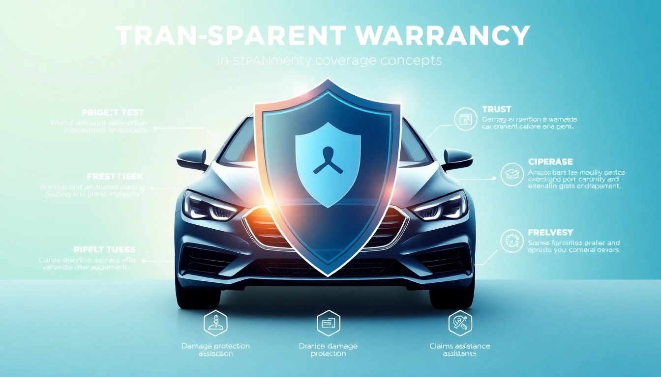 Visual representation of transparent warranty coverage illustrating vehicle protection features.