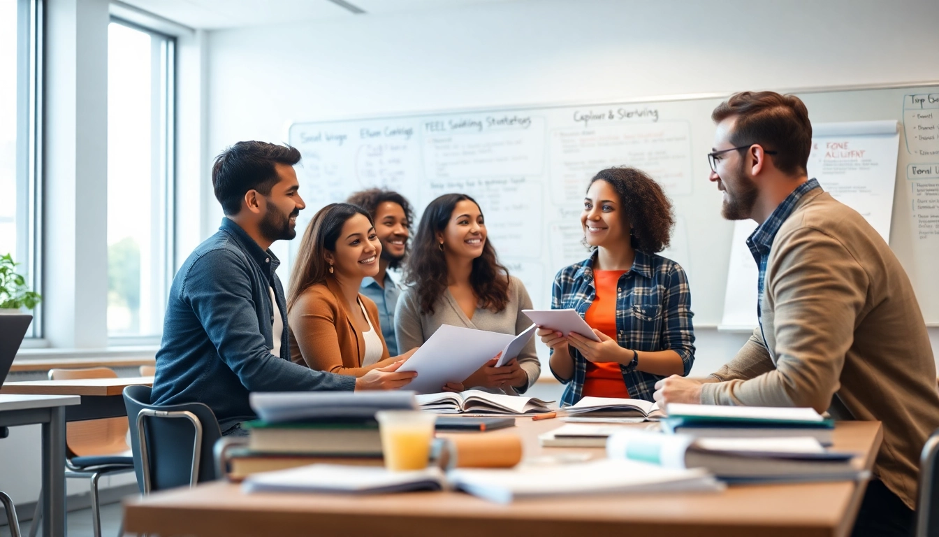 Enhance your TOEFL experience with expert help in an engaging classroom.