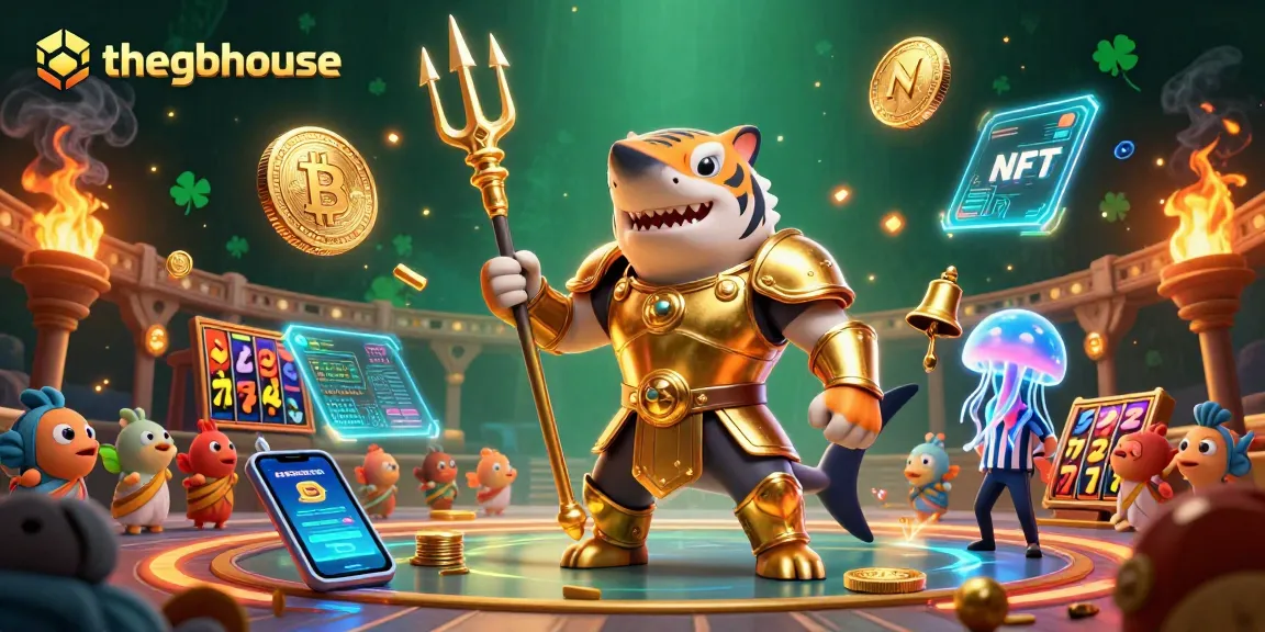 Experience thrilling gameplay at thegbhouse with a vibrant underwater casino battle scene.