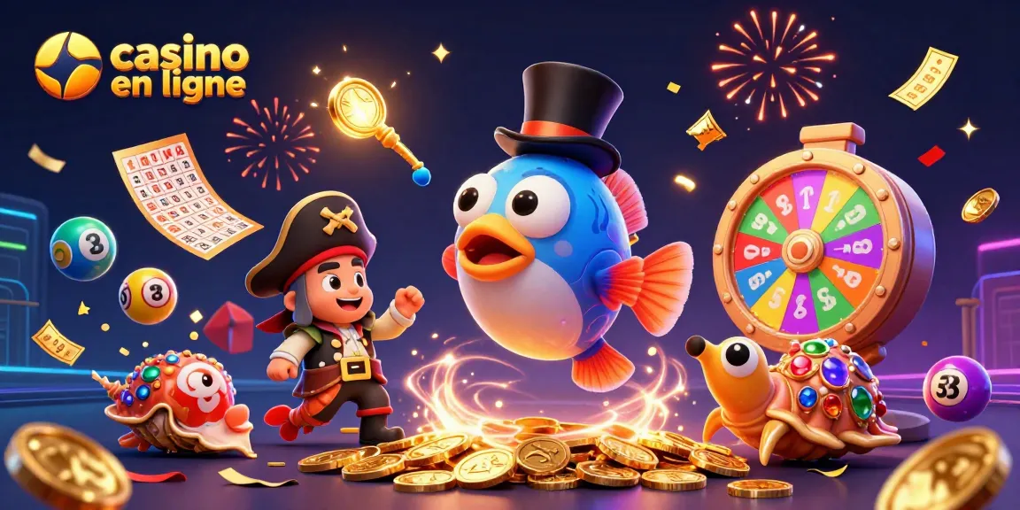 Les personnages ludiques atteignent les riches gains dans le casino en ligne à travers des éléments de jeu colorés.