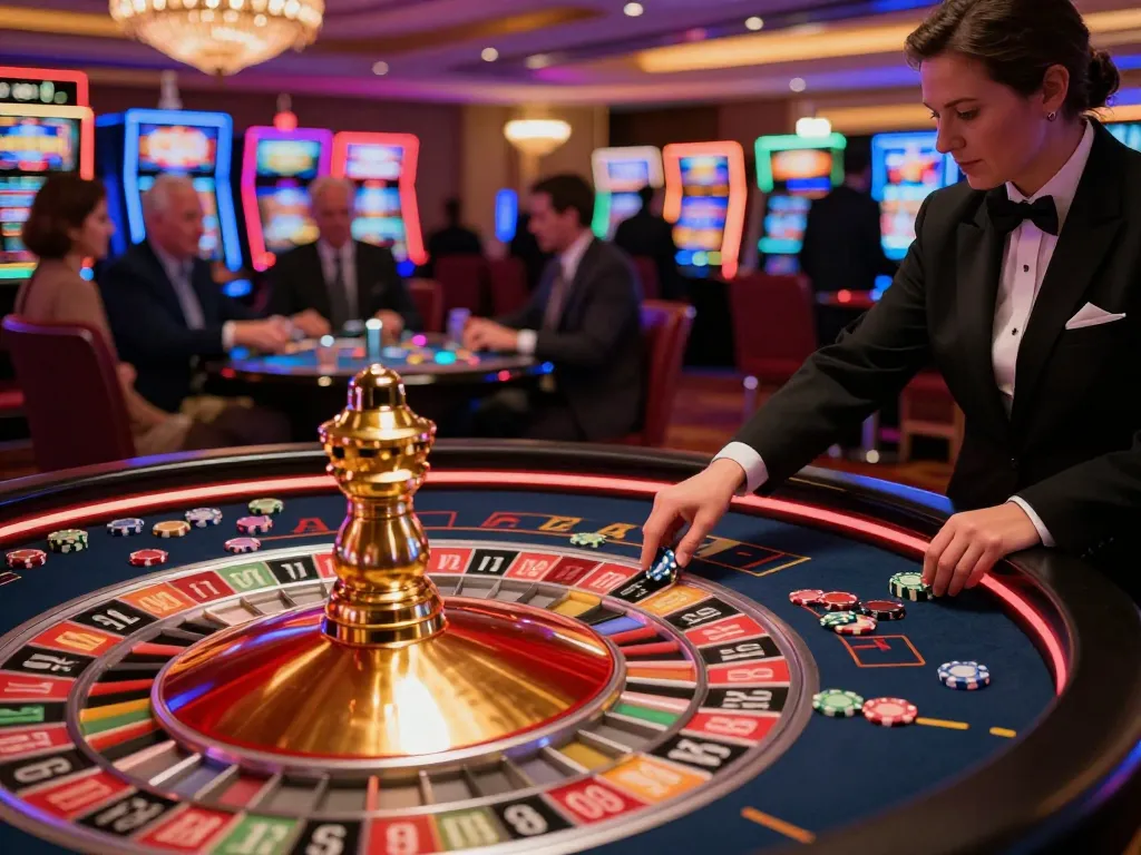 Experience thrilling roulette gameplay at a premier casino while exploring situs slot thailand.