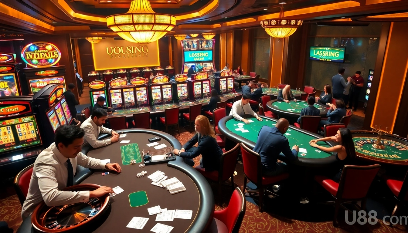 Experience thrilling action at U888 com's vibrant casino atmosphere with engaging games and exciting bets.
