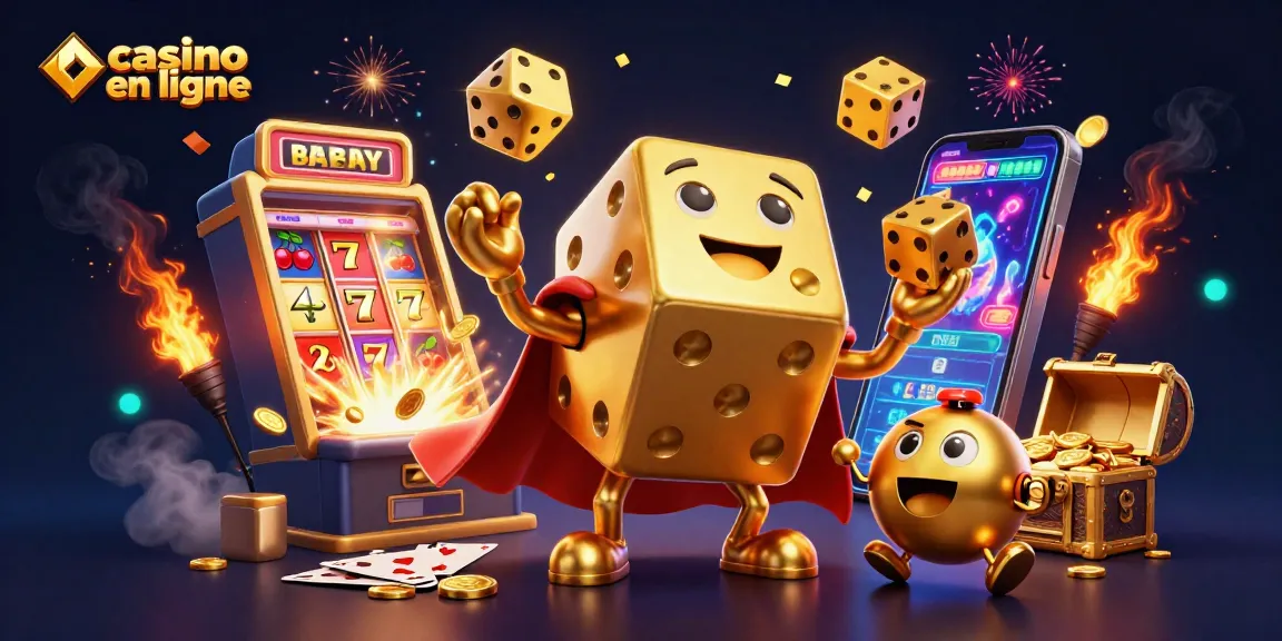 Jouez et gagnez sur notre casino en ligne avec des machines à sous flamboyantes et des dés dorés!