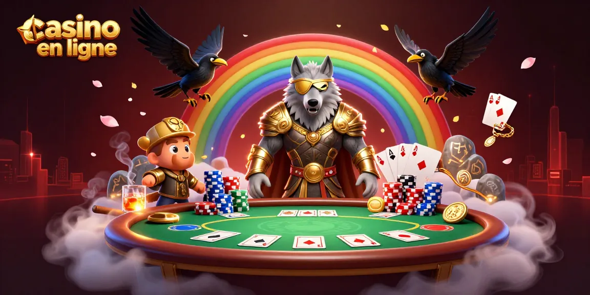Faites l'expérience des jeux de casino en ligne avec une scène captivante d'Odin et ses corbeaux.