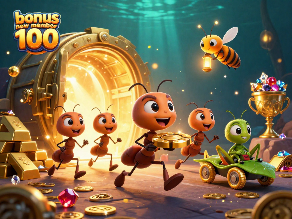 Join the heist for bonus new member 100 with ants and a unique casino adventure!