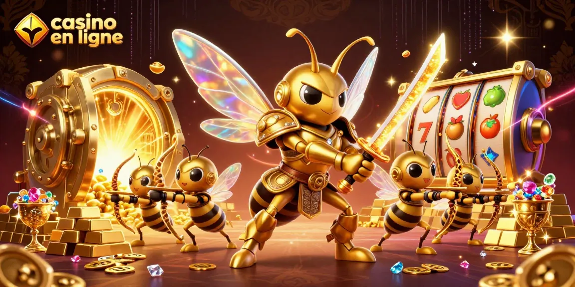 Gagnez avec le casino en ligne grâce à des éléments de jeu animés et riches en détails.