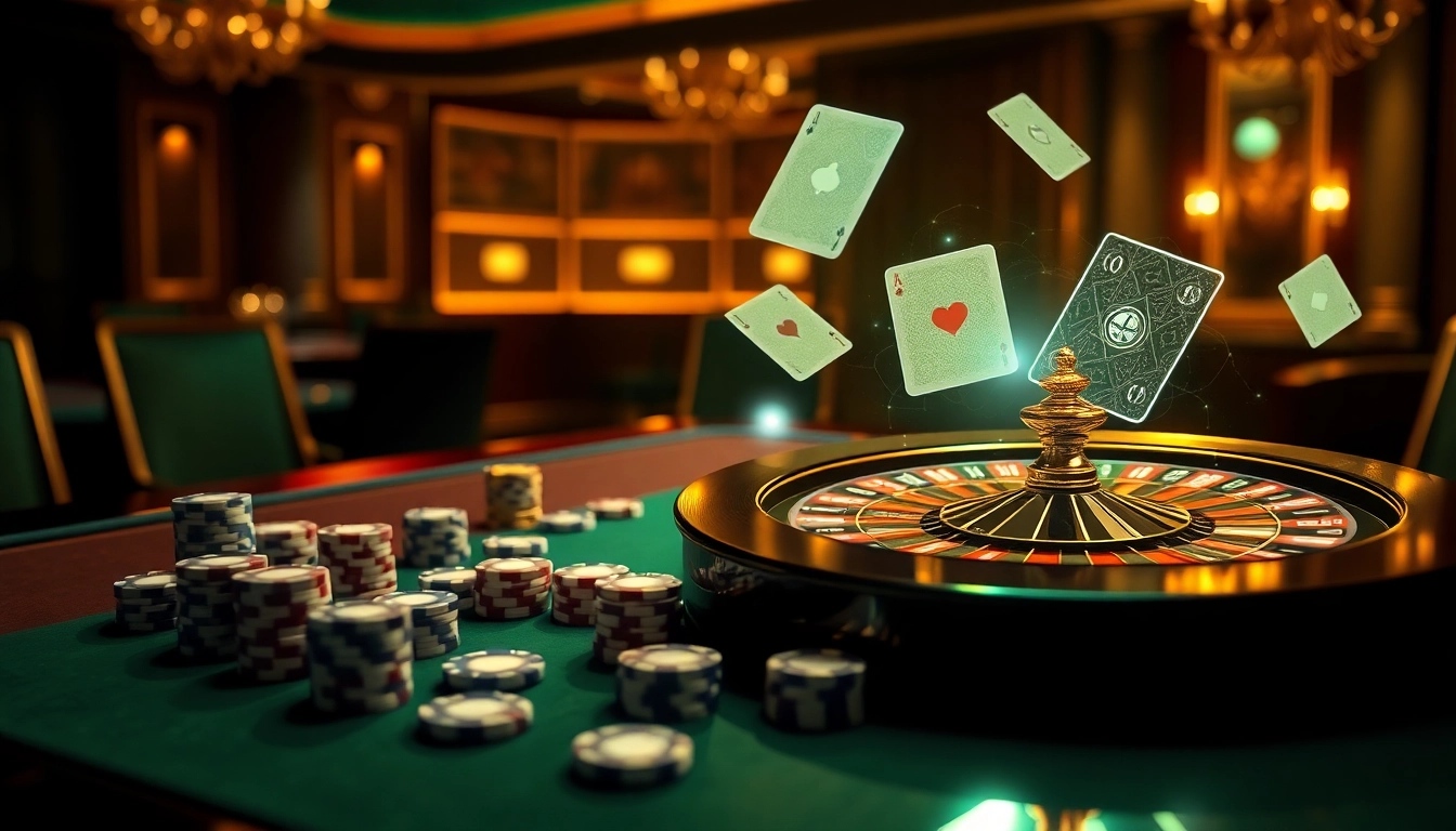 Découvrez l'excitation du casino en ligne argent réel France avec des jetons de poker vibrants et une roue de roulette éblouissante.