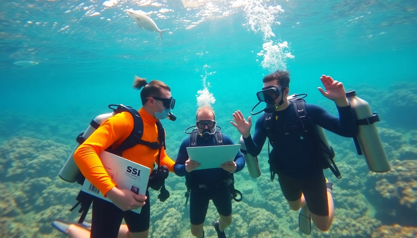 Intensive SSI Theorie Kurse session for aspiring divers with an expert instructor.