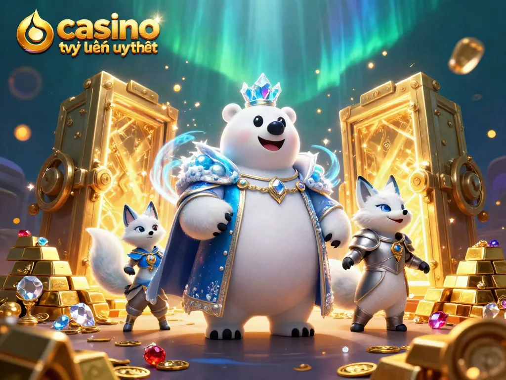 Khám phá casino trực tuyến uy tín với hình ảnh sống động của gấu bắc cực hoàng gia.