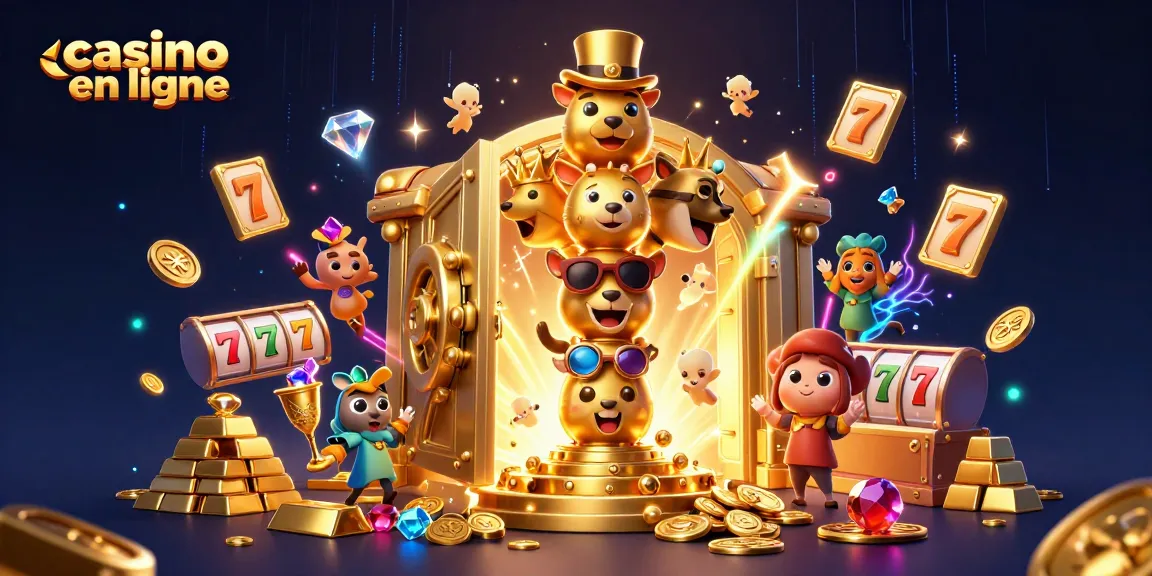 Découvrez le monde du casino en ligne avec un totem énergique et des trésors scintillants.