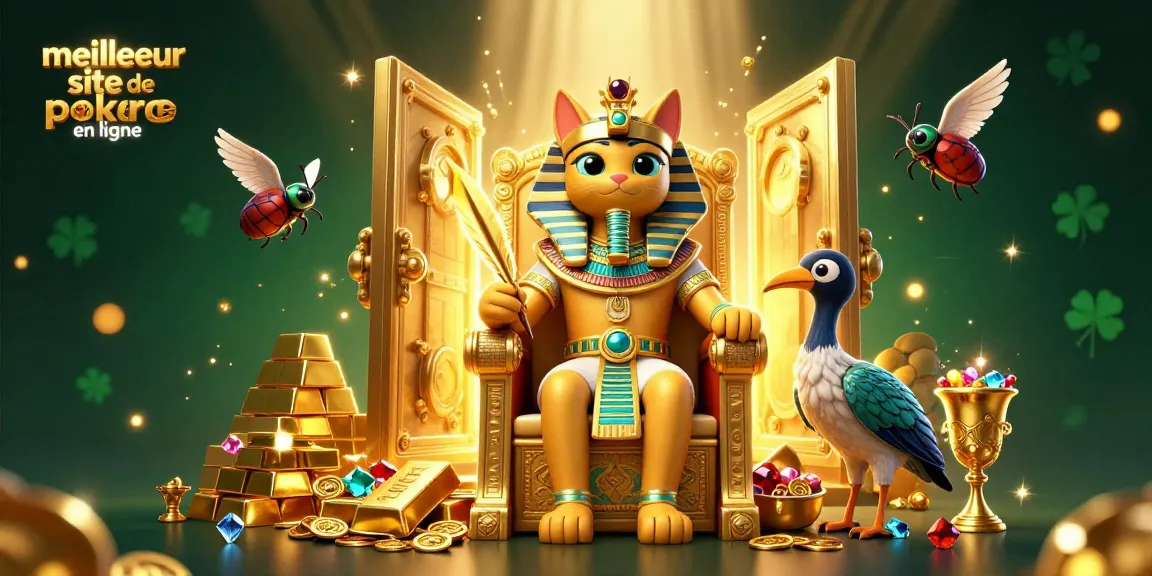 Jouez sur le meilleur site de poker en ligne, une illustration captivante de luxe et de jeux.