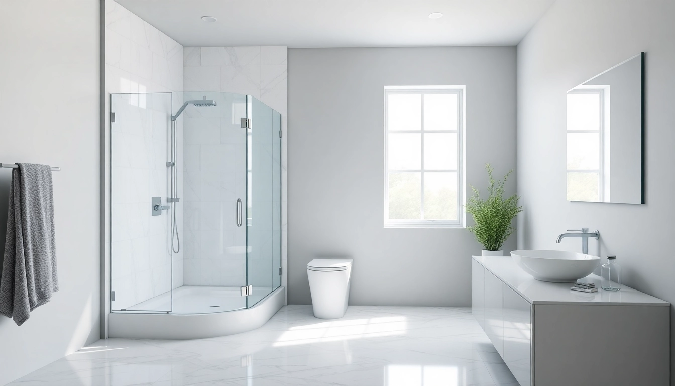 Transform your bathroom with stunning semi-frameless shower screens that offer sleek elegance and modern design.