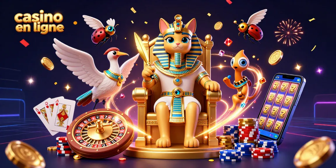 Visitez notre casino en ligne avec le pharaon et des jeux captivants aux alentours.