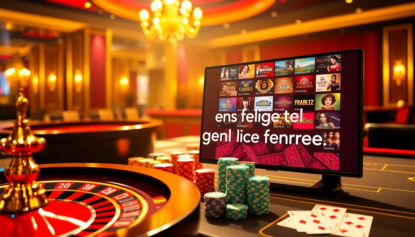 Découvrez l'excitation d'un casino en ligne argent réel France avec une scène de roulette et de poker luxueuse.