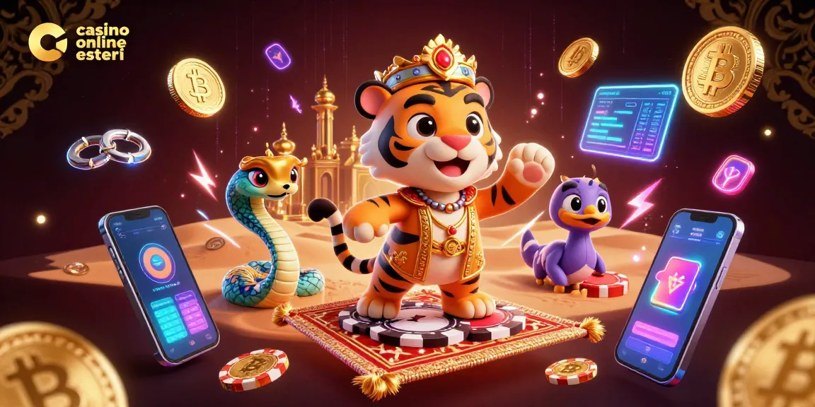 I casinò online esteri offrono un'esperienza emozionante con il sultano tigre e elementi crittografici.