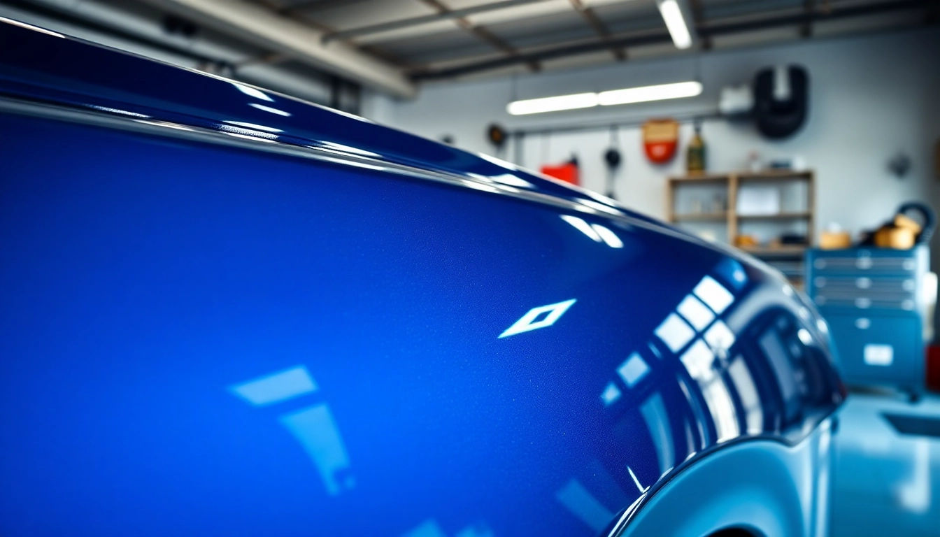 Enhance your car's shine with salt protection ceramic coating, showcased in a professional vehicle detailing setup.