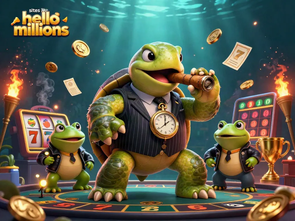Play exciting games at sites like Hello Millions with vibrant characters and casino elements.