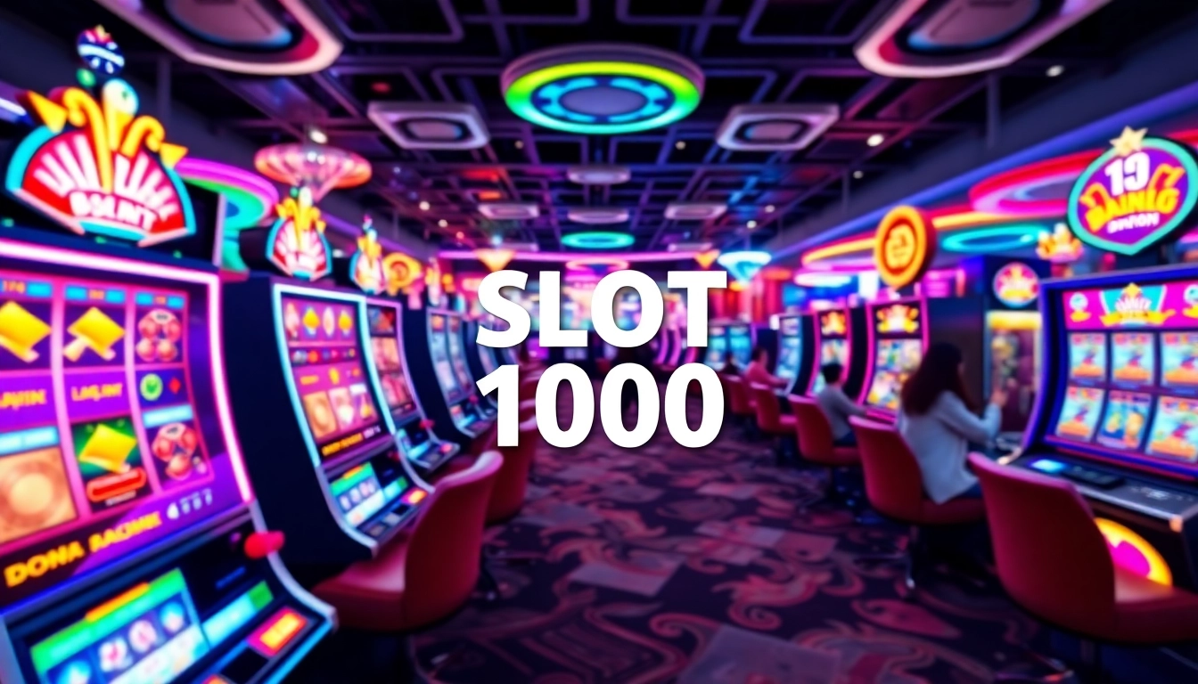 Mainkan slot depo 1000 dengan warna-warni yang menyeronokkan dan suasana kasino yang energik.