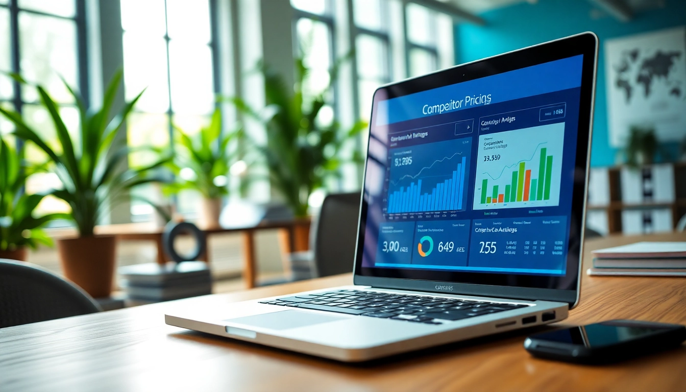 Analyze competitor pricing strategies using visual data insights in a dynamic workspace.