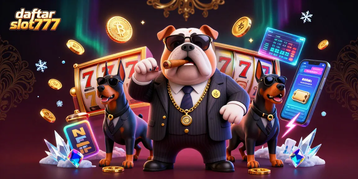 Spin the reels at daftar slot777 with a vibrant casino scene showcasing action-packed slot gaming.