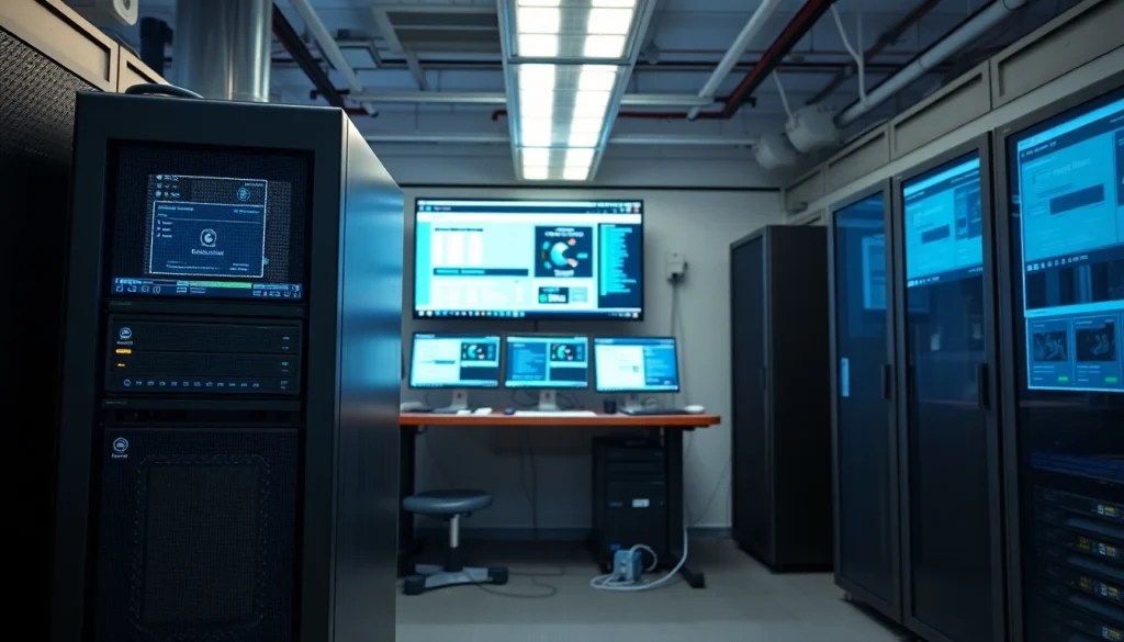 Showcasing the Best MSP for virtualization and storage in a professional data center environment with sleek technology.