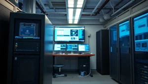Showcasing the Best MSP for virtualization and storage in a professional data center environment with sleek technology.
