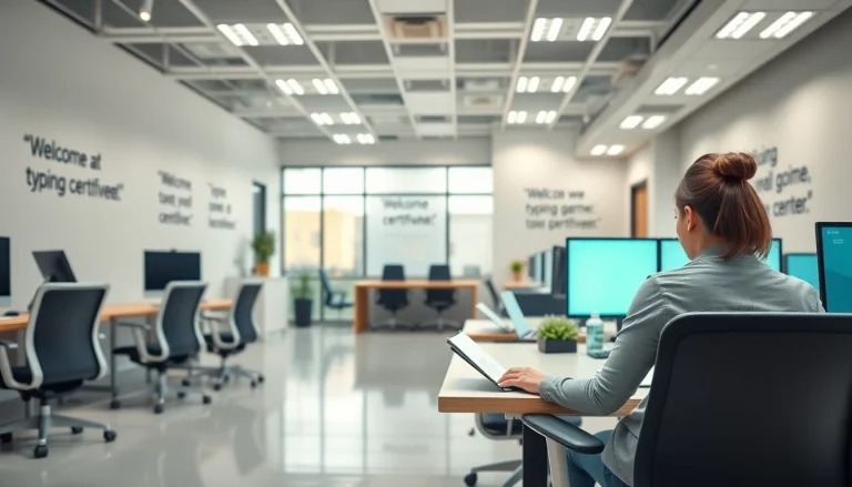 Master Your Skills at Our Premier Typing Center for Professional Success