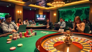 Experience the excitement of 23win online gambling with thrilling poker and roulette action.