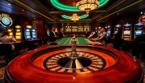 Experience the excitement of strategic betting at https://f168.today/ with professional dealers at a luxurious roulette table.
