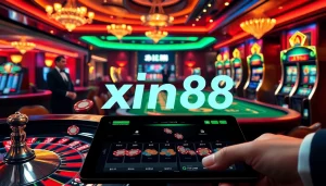 Experience the thrill of gambling at xin88 with vibrant casino tables and exciting games.