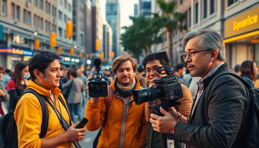 News reporters at work, capturing real-time events at https://www.thedailynewsonline.com.