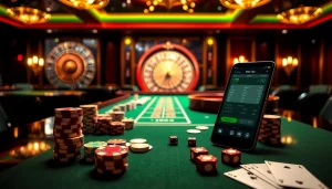 Trải nghiệm sự hồi hộp của cược cao cấp với Bet VIP tại bàn casino sang trọng.