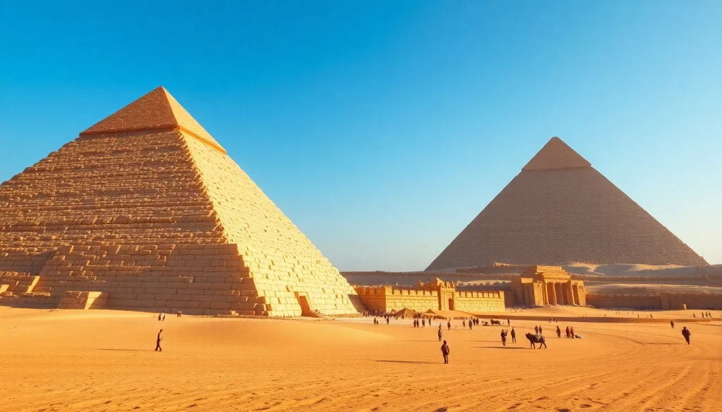Experience the magnificent Great Pyramid of Giza at https://piraminds.com/ showcasing its ancient architecture.