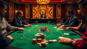 Experience the thrill at Nhà Cái GO99 with a luxurious poker game setup featuring high-end cards and chips.