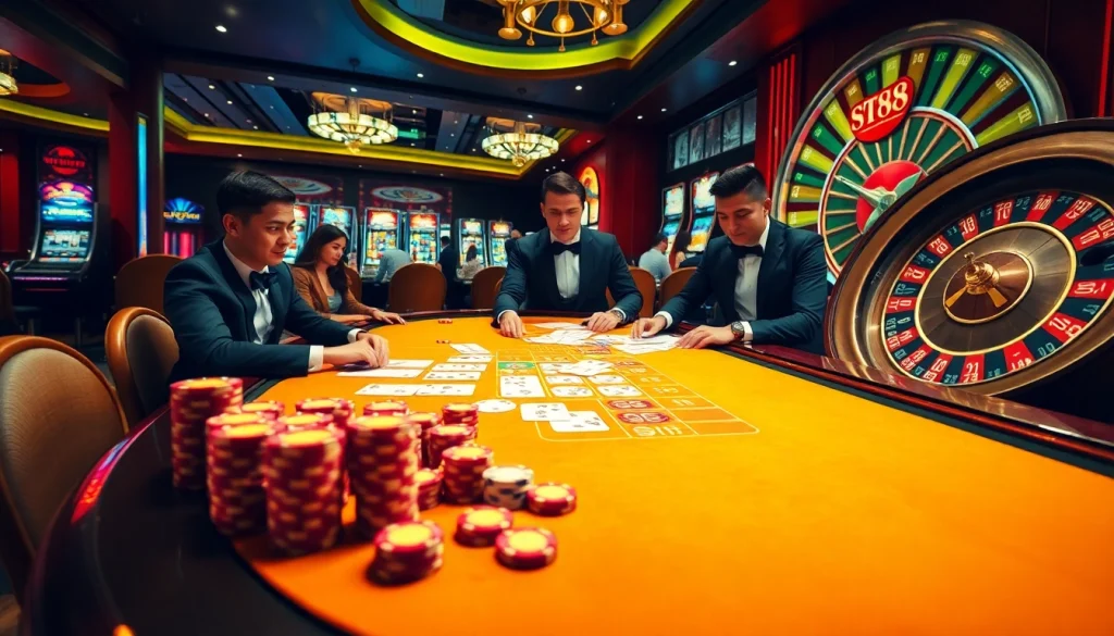 Experience the thrill of Nhà Cái TT88 with exciting gaming tables, cards, and professional gamblers.